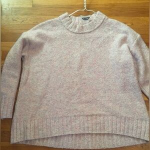 Old Navy Women's Light Pink Cowl Neck Sweater